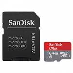 SanDisk SDSQUNC-064G-GN6IA (SDSQUNC-064G) Ultra Class 10 64GB microSDXC Card - 80MB/s with SD Adapter SanDisk SDSQUNC-064G-GN6IA (SDSQUNC-064G) Ultra Class 10 64GB microSDXC Card - 80MB/s with SD Adapter